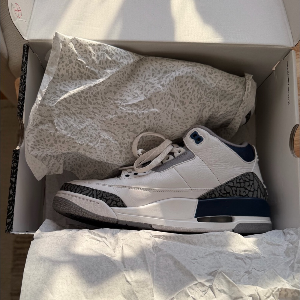 Jordan Retro 3 Midnight Navy (Preloved) - Picture 10 of 12